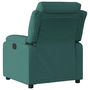 Voir la diapositive 3 : VIDAXL Fauteuil inclinable Vert fonce Tissu