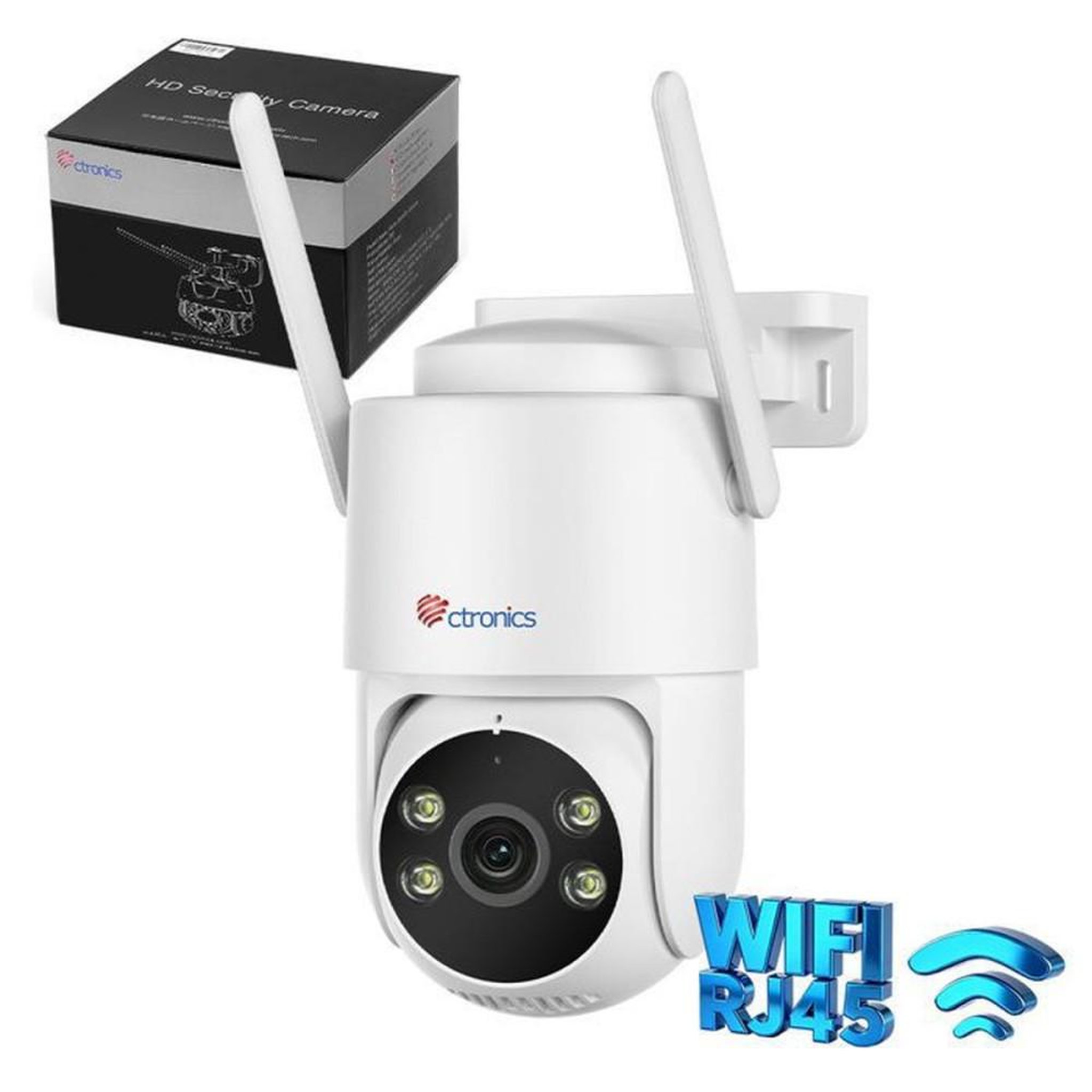 Caméra de sécurité WiFi PTZ 5MP extérieure dôme multi-angle 355°/90°, vision nocturne couleur jusqu'à 30 m, détection IA humain/véhicule/animal, double bande 2,4/5 GHz