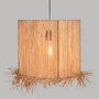 Voir la diapositive 4 : ATMOSPHERA Lampe Suspension Raphia  Hacienda  43cm Naturel