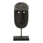 Paris Prix Statue Déco  Masque Ethnique  34cm Noir