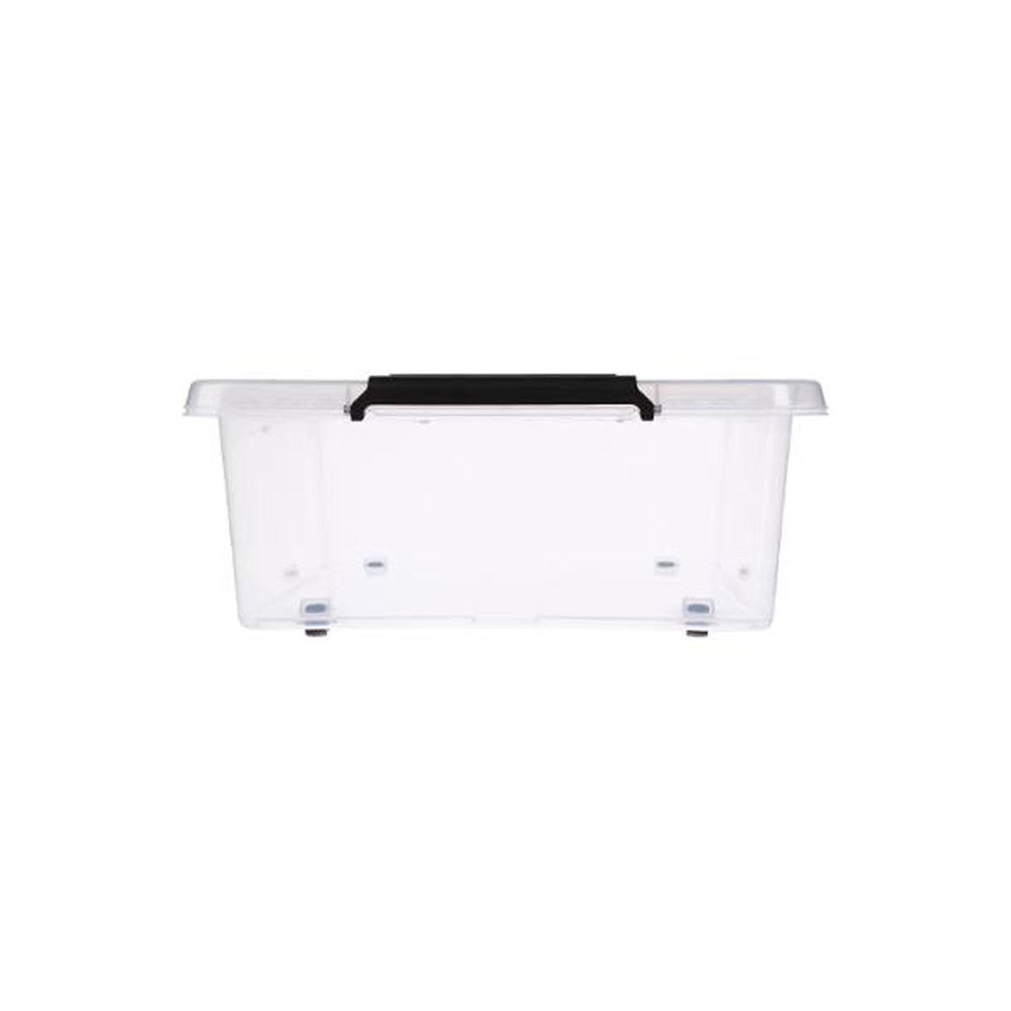 Voir la diapositive 3 : FIVE Boîte de rangement  clip  29l transparent