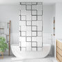Voir la diapositive 1 : VIDAXL Store enrouleur de douche 90x240 cm largeur du tissu 86 cm