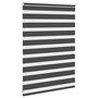 Voir la diapositive 4 : VIDAXL Store zebre noir 110x100 cm largeur du tissu 105,9 cm polyester