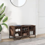 Voir la diapositive 3 : VIDAXL Armoire à chaussures chêne marron 90x38x45,5 cm bois ingénierie
