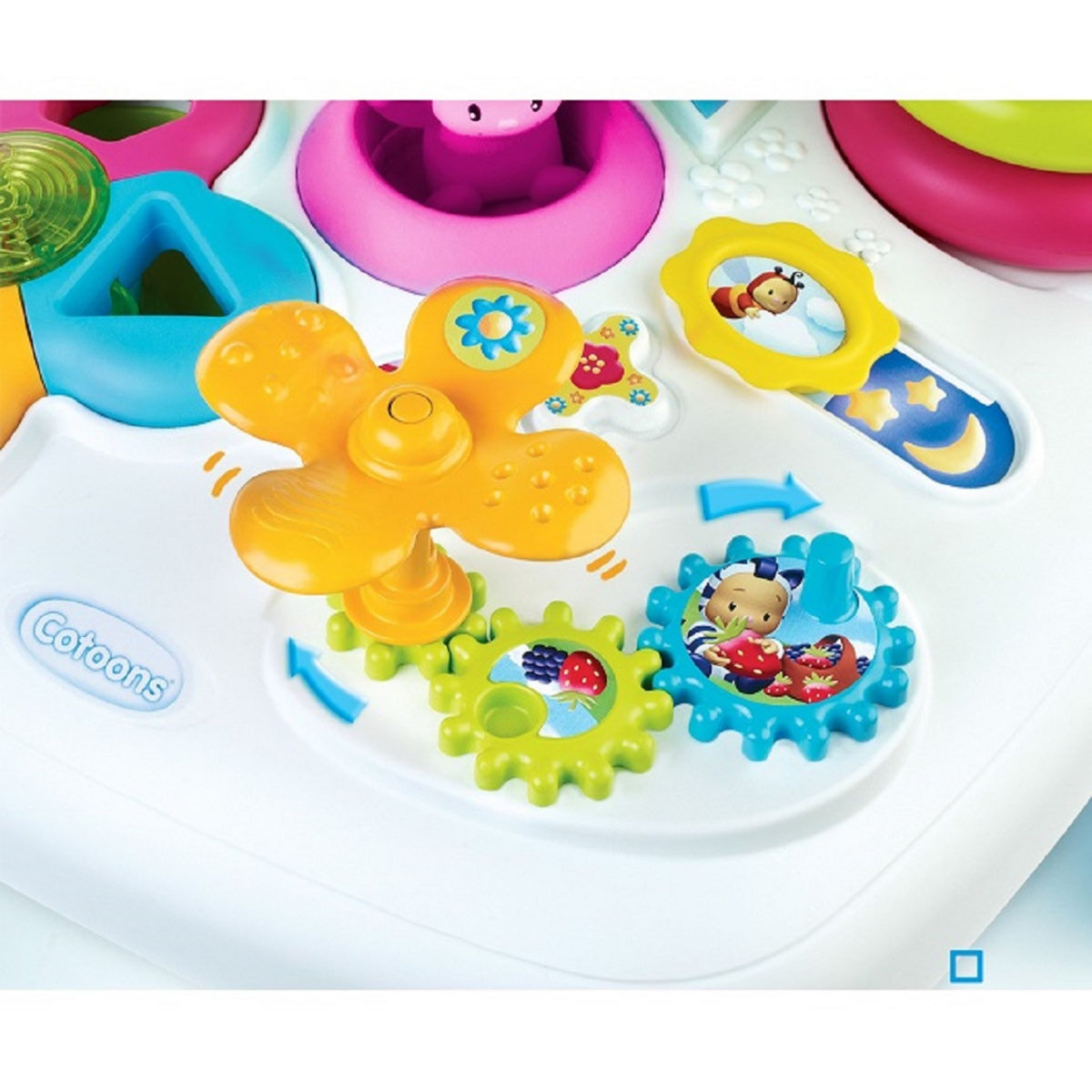 SMOBY Table d'activités bleu - Dès 12 mois