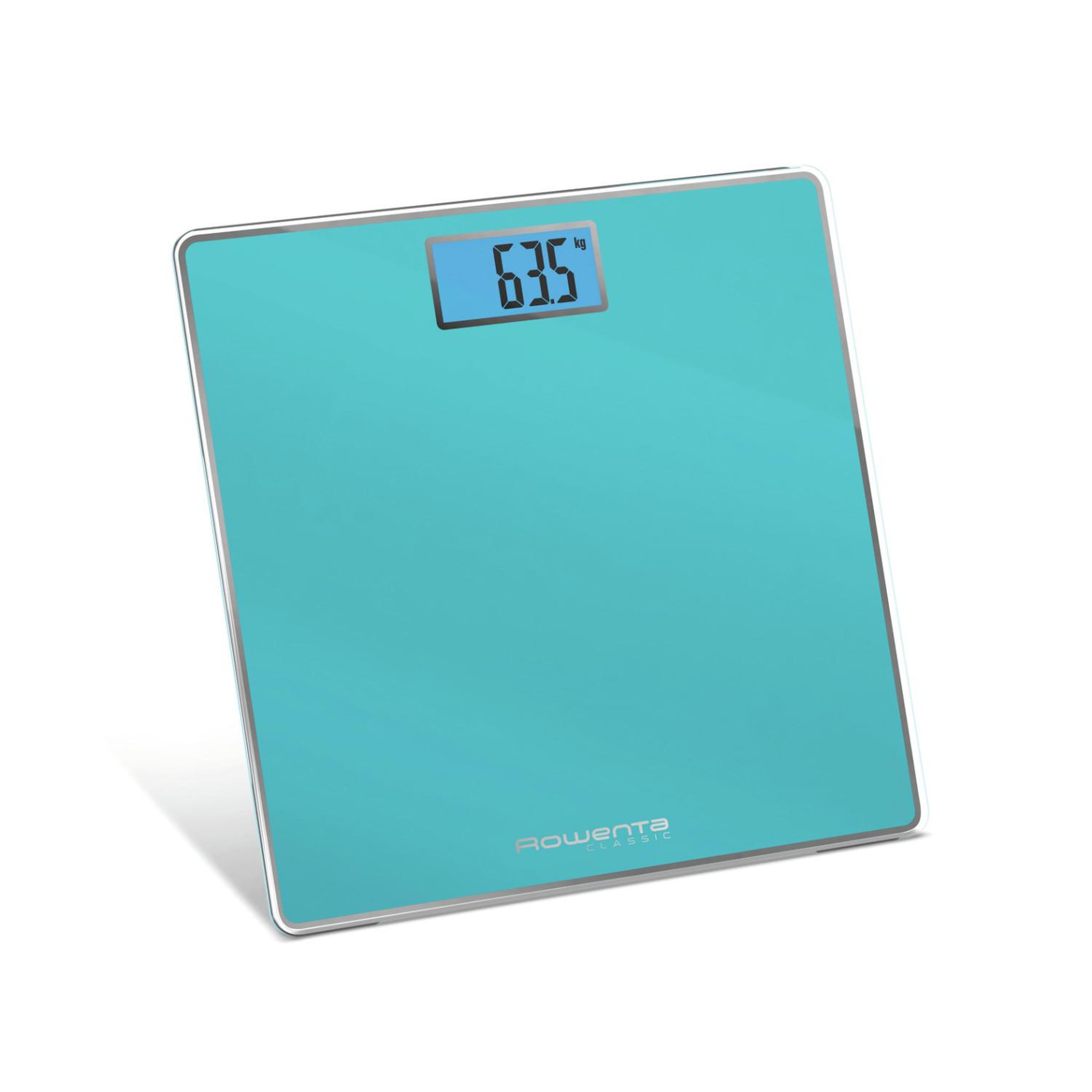 Voir la diapositive 3 : ROWENTA Rowenta classic bs1503 carré turquoise pèse-personne électronique