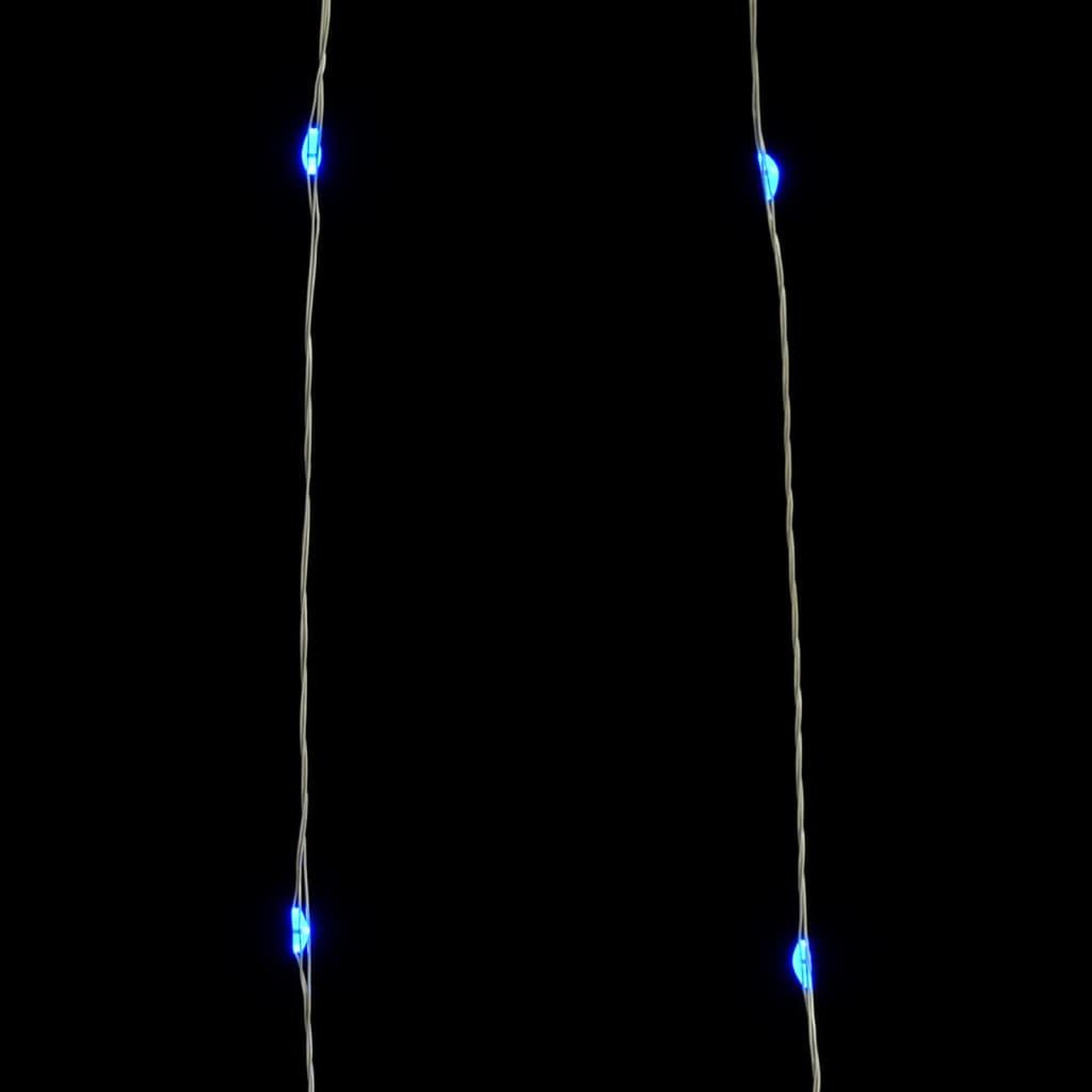 Voir la diapositive 5 : VIDAXL Guirlande lumineuse micro LED 40m 400 LED bleu 8 fonctions