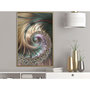Voir la diapositive 2 : Paris Prix Affiche Murale Encadrée  Iridescent Spiral