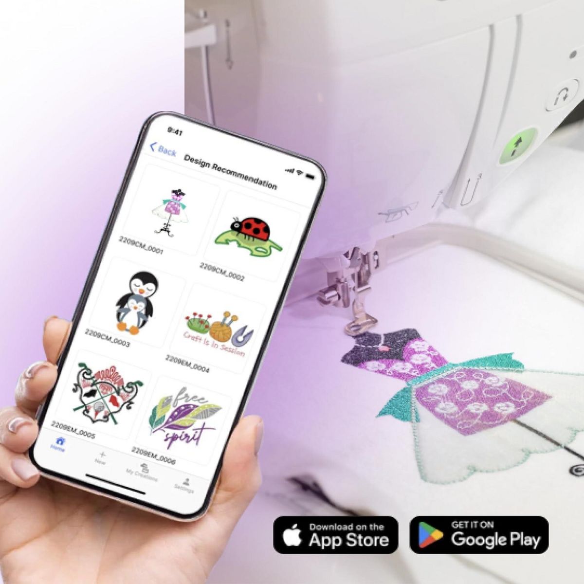 VIOLA Machine à coudre et à broder Brother Innov-is MV ( Merveille ), Collaboration Exclusive  VIOLA et Brother