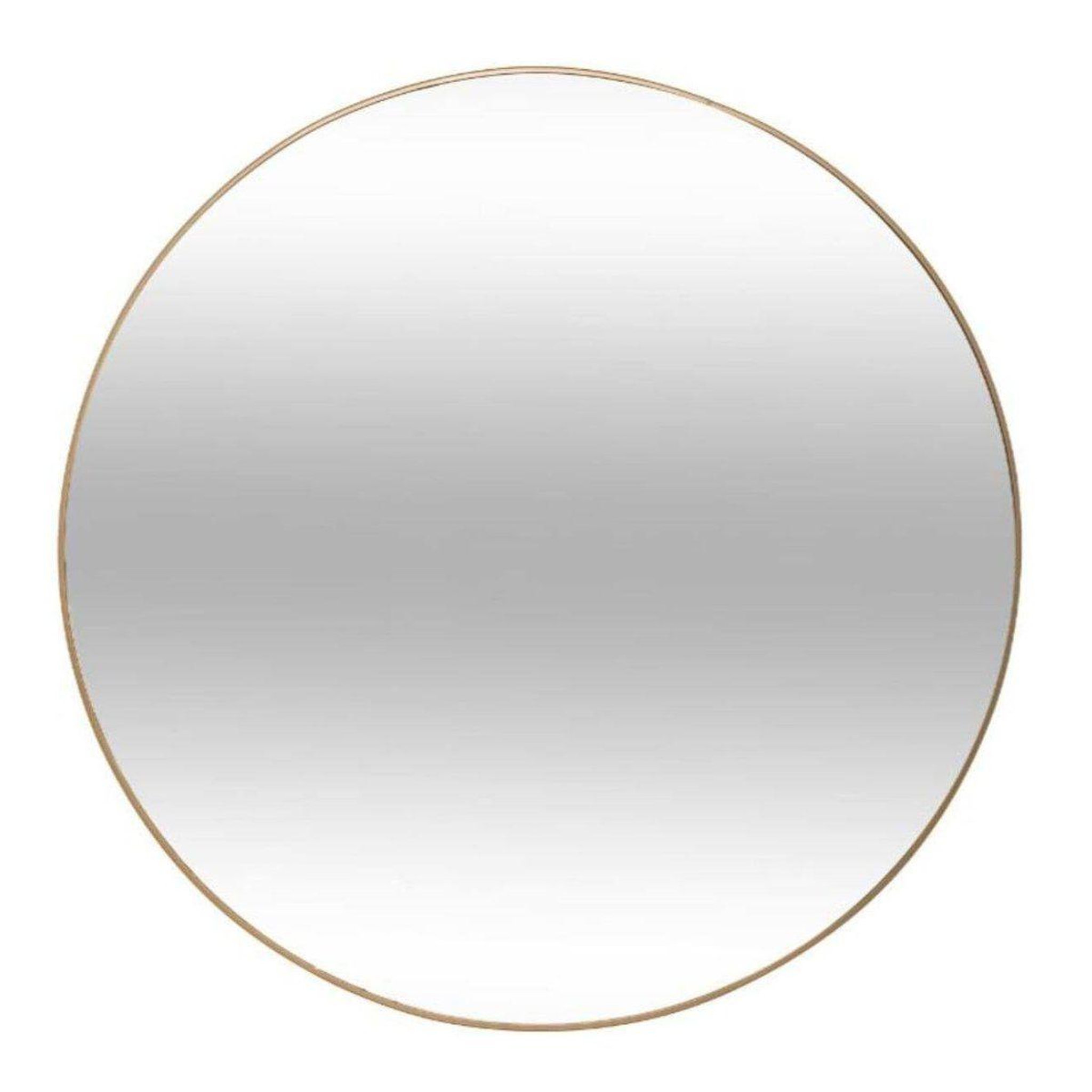 ATMOSPHERA Miroir Mural Rond  Alice  38cm Or