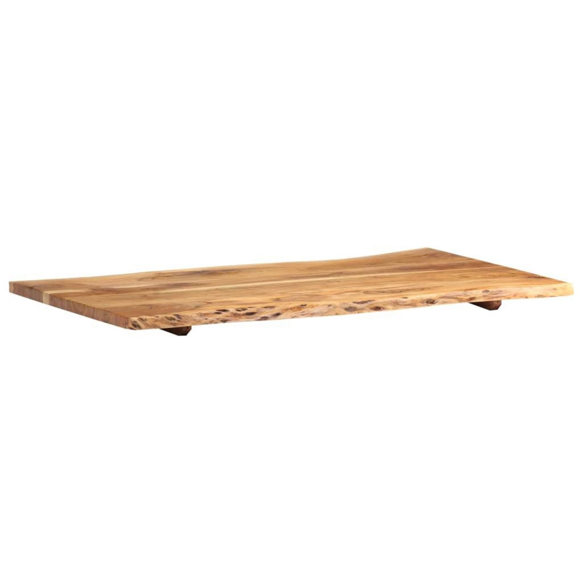 VIDAXL Dessus de table Bois d'acacia massif 100x(50-60)x2,5 cm