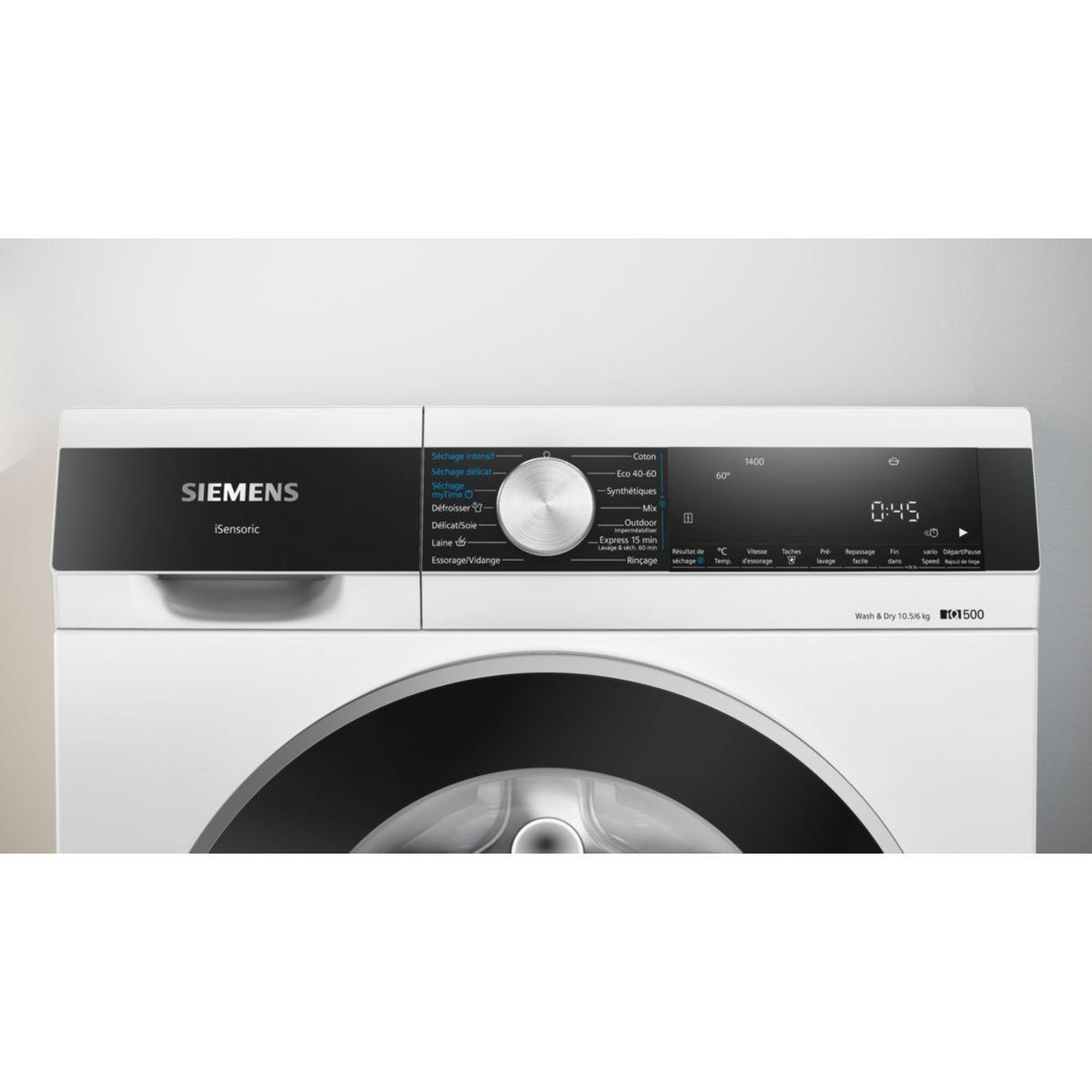 Voir la diapositive 4 : Siemens Lave linge séchant hublot wn54g200fr iq500
