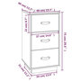 Voir la diapositive 6 : VIDAXL Table de chevet 40x40x75 cm Bois de pin solide