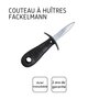 Voir la diapositive 4 : Fackelmann Couteau à huîtres inox 14 cm Fackelmann