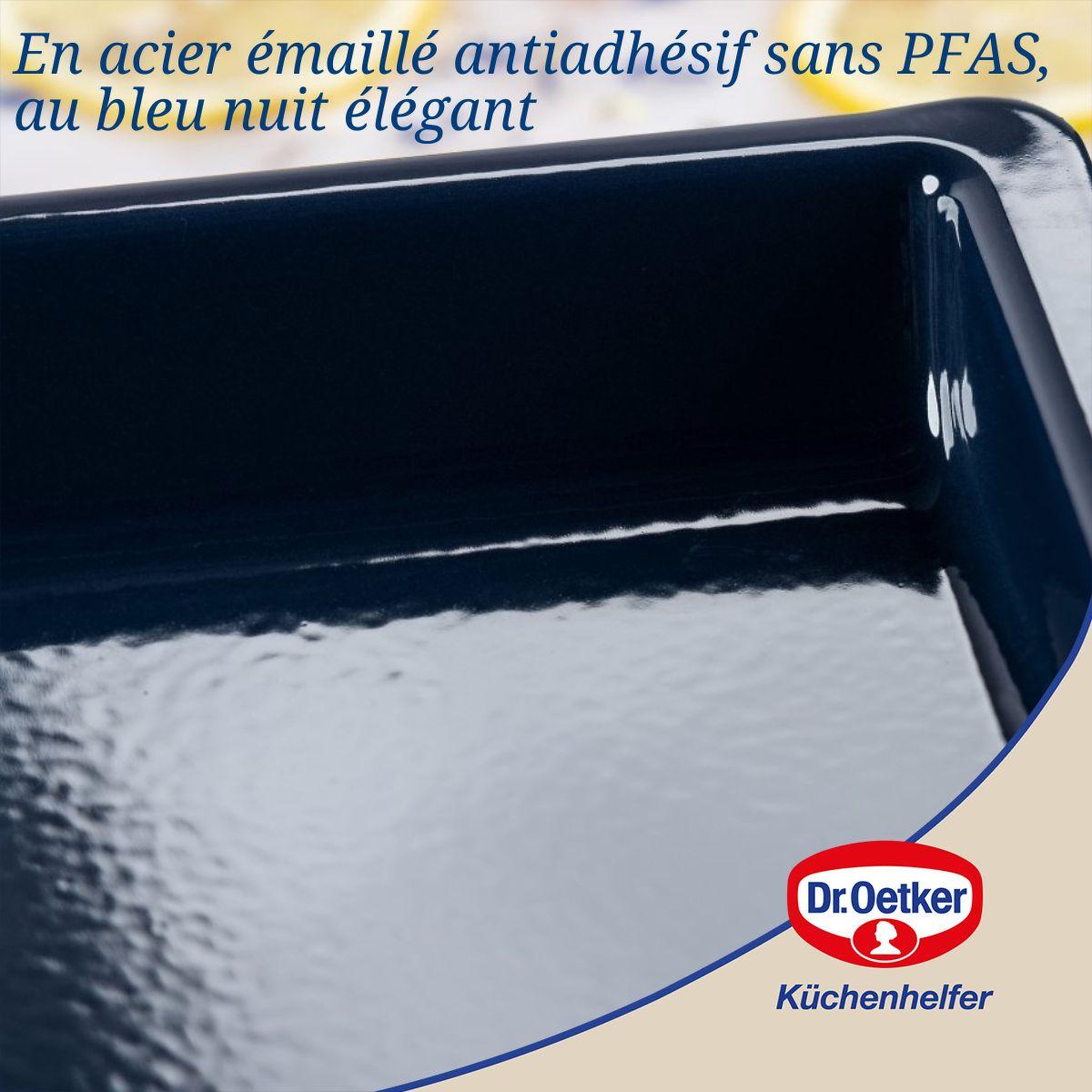Voir la diapositive 6 : DR.OETKER Plaque four extensible 41-53 x 33 cm dr oetker back liebe