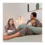 Voir la diapositive 3 : BABYMOOV doomoo Coussin de maternité et d'allaitement Buddy - Confort optimal pour maman et bébé, Tetra Jersey Green