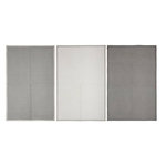 ATMOSPHERA Lot de 3 Torchons  Imprimé  45x70cm Gris