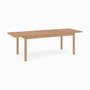 Voir la diapositive 6 : Rendez vous déco Table et chaises de jardin en bois de teck massif 6 personnes-Kora