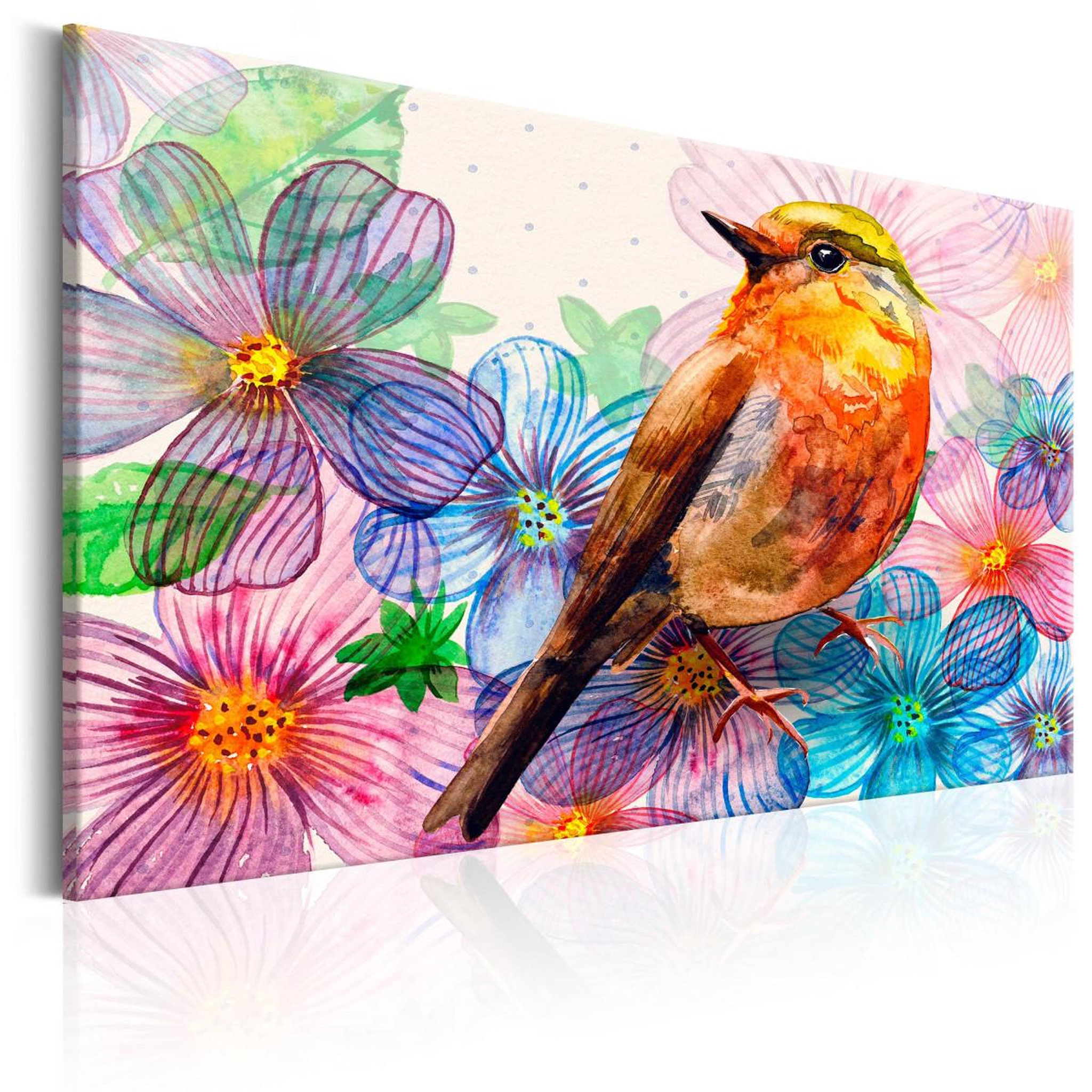 Paris Prix Tableau imprimé  nightingale's song. Coloris disponibles : Multicolore