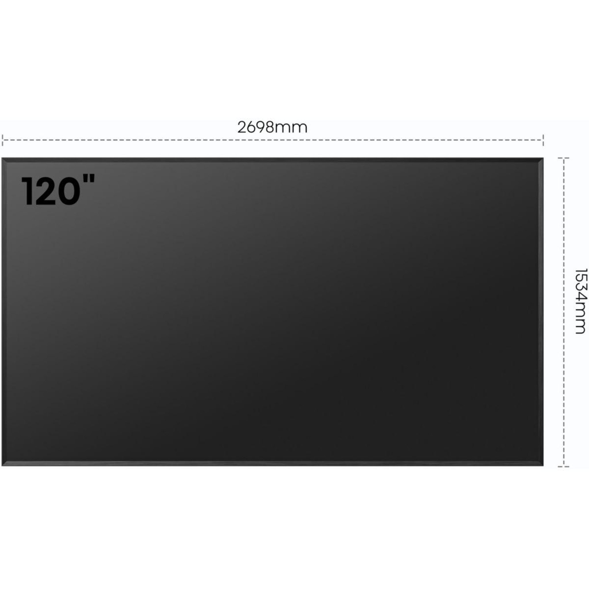 Voir la diapositive 3 : Hisense Ecran de projection DLT120-C