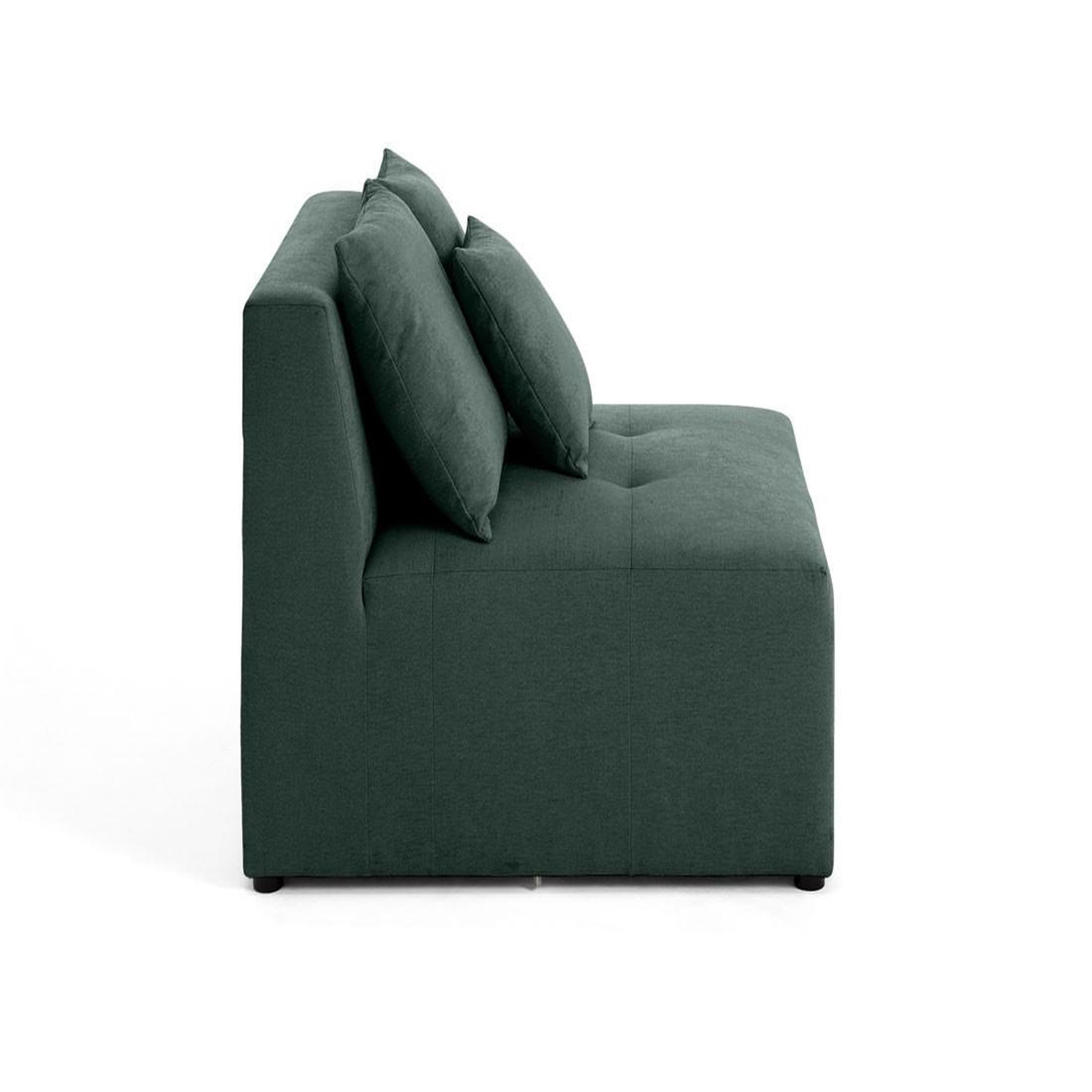 Voir la diapositive 3 : LISA DESIGN Amalfi - module d'assise sans accoudoirs - 1 place - en tissu