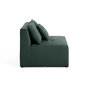 Voir la diapositive 3 : LISA DESIGN Amalfi - module d'assise sans accoudoirs - 1 place - en tissu