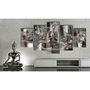Voir la diapositive 2 : Paris Prix Tableau sur Verre Acrylique  Silver Serenity