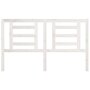 Voir la diapositive 3 : VIDAXL Tete de lit Blanc 166x4x100 cm Bois de pin massif