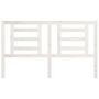 Voir la diapositive 3 : VIDAXL Tete de lit Blanc 166x4x100 cm Bois de pin massif
