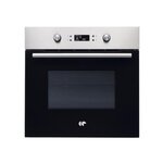 CONTINENTAL EDISON Four encastrable catalyse - Chaleur tournante - CONTINENTAL EDISON - F80CBIX - Noir et inox - L59,5 x H59,6 x P 54,68cm