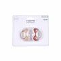 Voir la diapositive 2 : Paris Prix Lot de 2 Sucettes Physiologiques  Renard  +6 Mois Beige