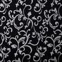 Voir la diapositive 4 : VIDAXL Chaise longue Noir et blanc Tissu