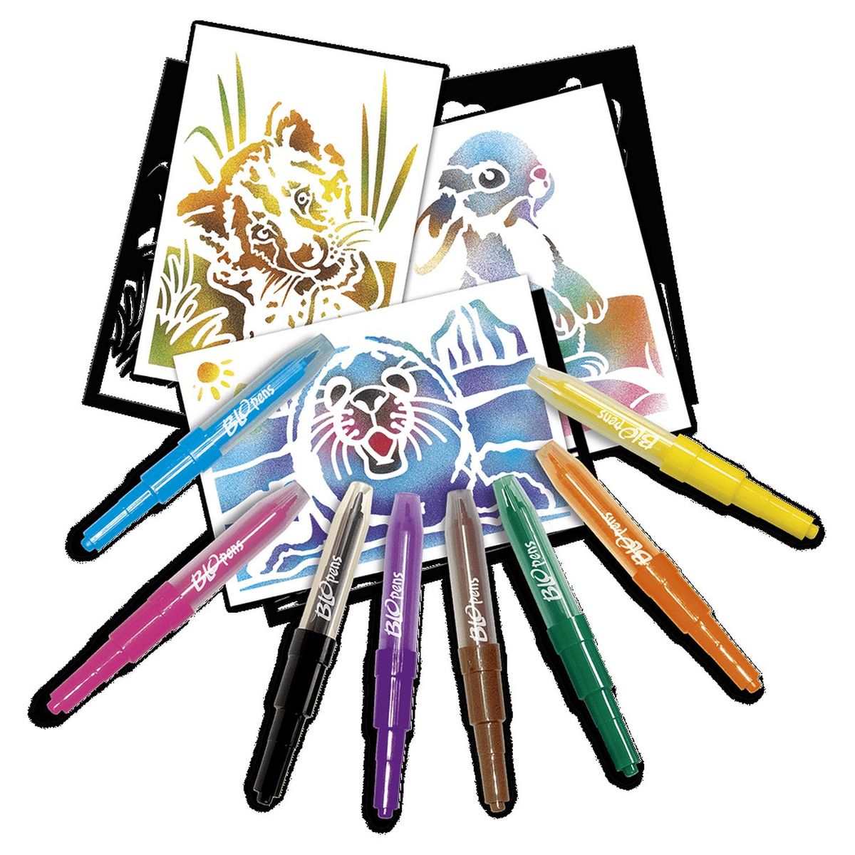 LANSAY Blopens Set d'Activités bébés animaux