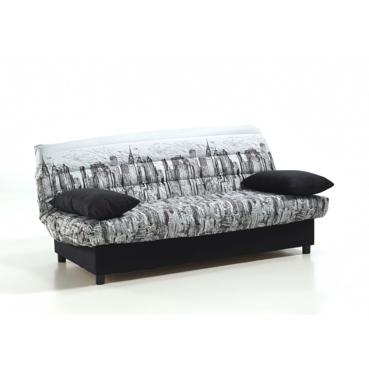 Banquette CLIC CLAC MANHATTAN matelas 9 cm mousse standard 21 kg/m3