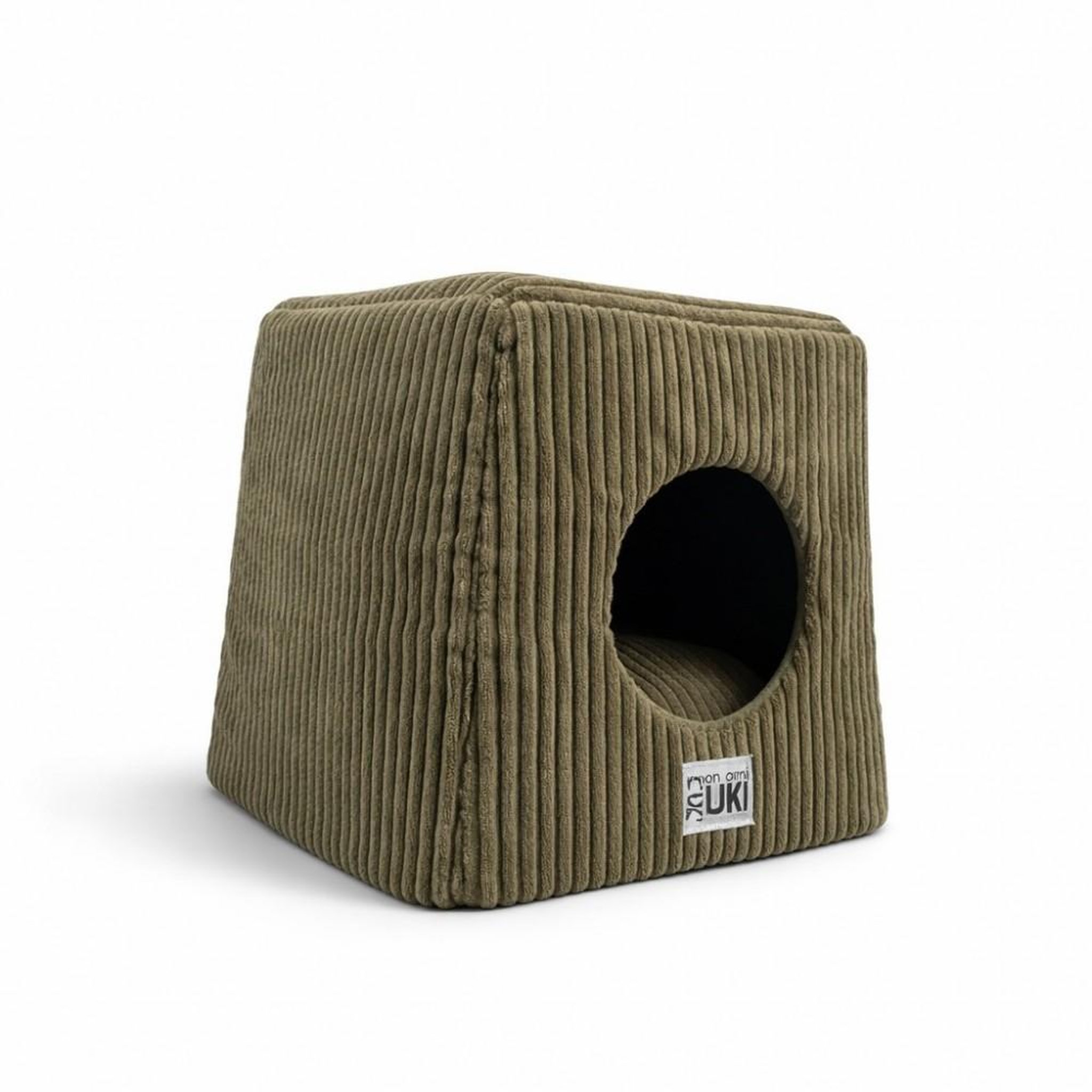 Voir la diapositive 2 : MON AMI LUKI Refuge forme cube antiderapant velours cotele pour chien et chat