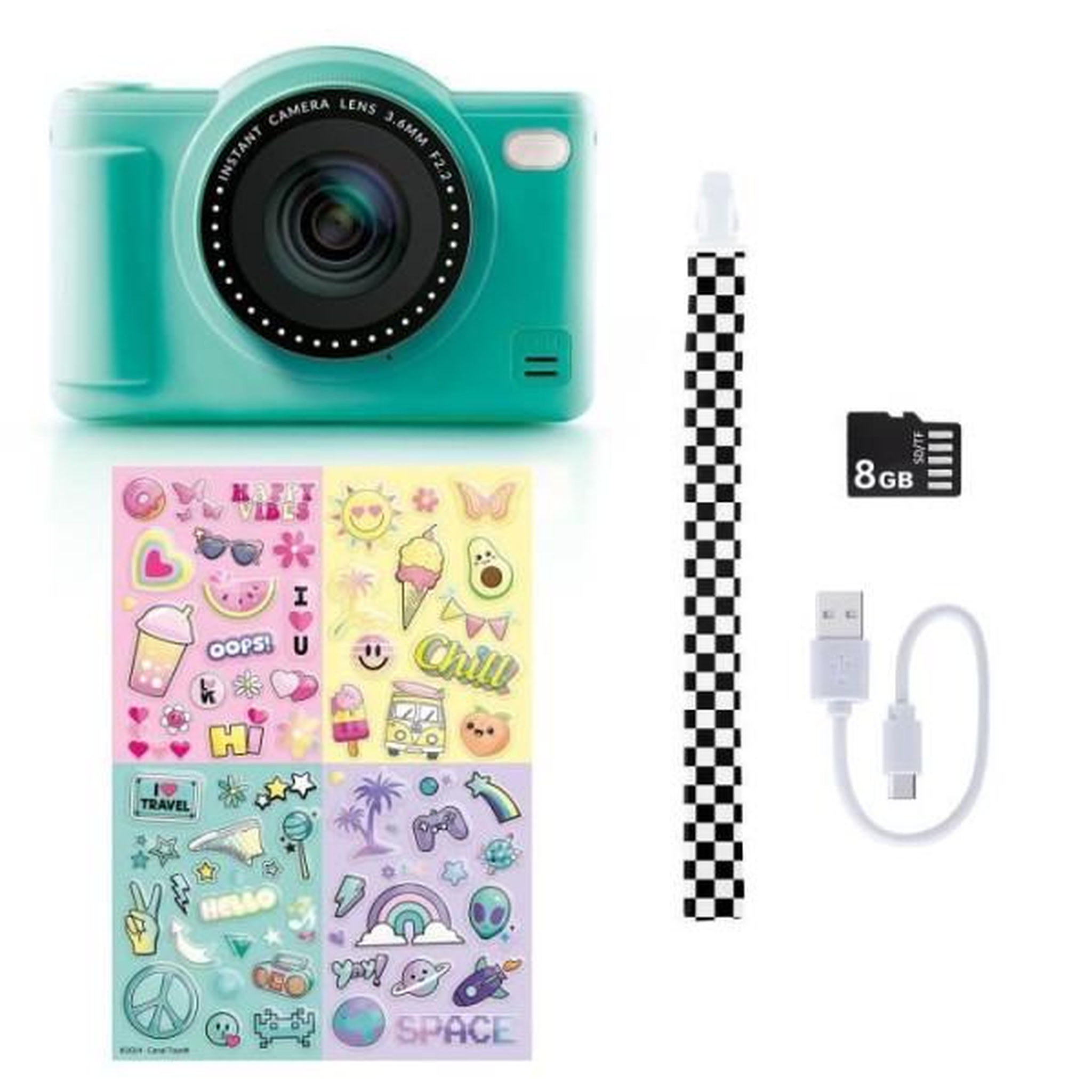 Voir la diapositive 2 : Canal Toys Canal toys - photo creator -appareil photo numérique pop couleur vert- avec carte sd 8go incluse - clk 043