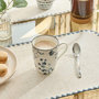 Voir la diapositive 3 : SECRET DE GOURMET Lot de 6 Mugs en Porcelaine  Umami Fleur  31cl Bleu
