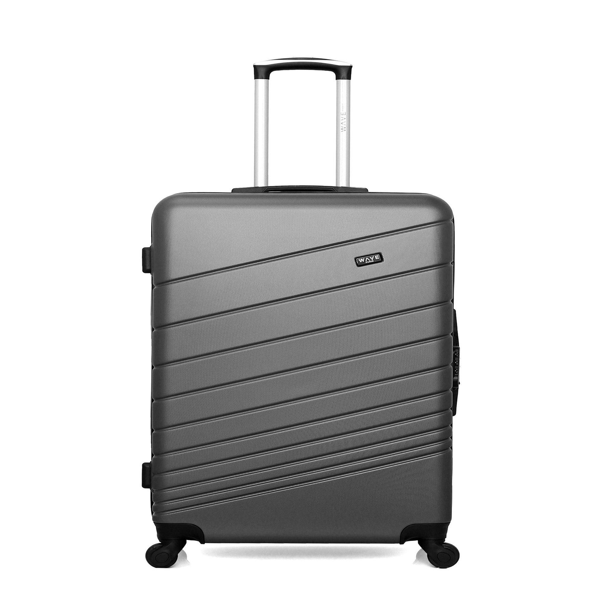 WAVE PARIS Wave paris - valise grand format abs tigre 4 roues 75 cm