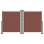 Voir la diapositive 3 : VIDAXL Auvent lateral retractable Marron 140x1200 cm