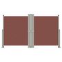 Voir la diapositive 3 : VIDAXL Auvent lateral retractable Marron 140x1200 cm