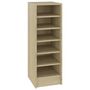 Voir la diapositive 2 : VIDAXL Armoire a chaussures Chene Sonoma 31,5x35x90 cm Bois ingenierie