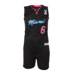 SPORTZONE Miami Heat Ensemble de basket  Enfant Sport Zone. Coloris disponibles : Noir
