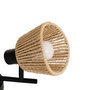Voir la diapositive 2 : ATMOSPHERA Plafonnier 2 Lampes Orientables  Myha  28cm Naturel
