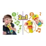 LISCIANI GIOCHI Microphone 2 en 1 - Carotina Baby - joue de la musique, amplifie la voix et fait de la lumiere - LISCIANI