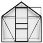 Voir la diapositive 3 : VIDAXL Serre Anthracite Aluminium 2,47 m^2