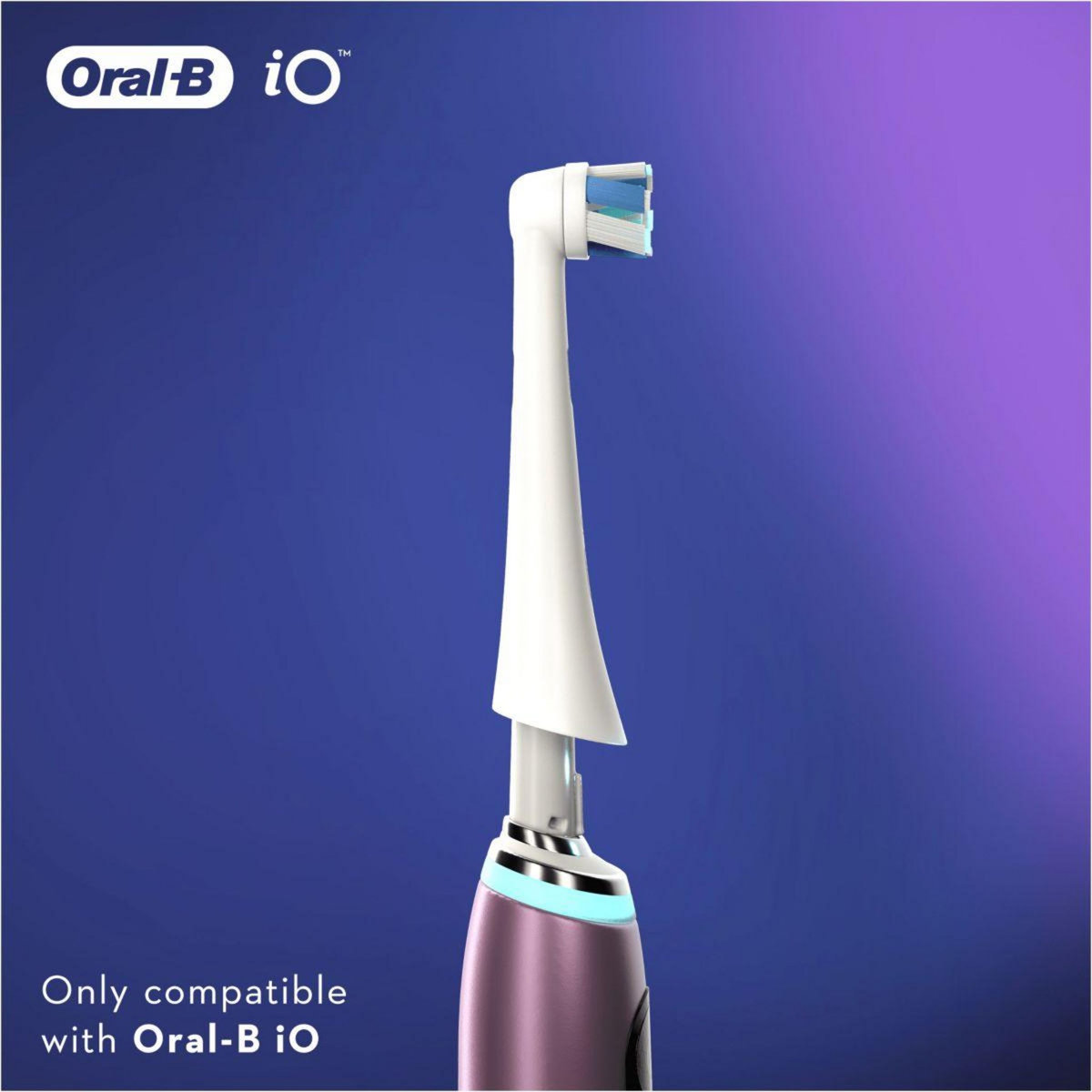 ORAL B Brossette dentaire iO ultimate Clean White X4