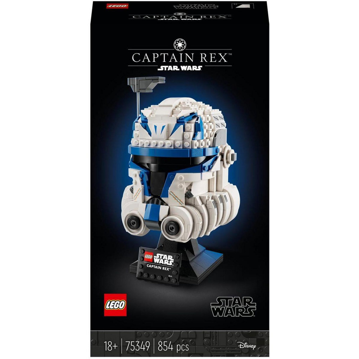 LEGO Star Wars 75349 - Le Casque du Capitaine Rex, Maquette à Construire pour Adultes