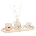 ATMOSPHERA Coffret Senteur Plateau  Wild Romance  32cm Ambre