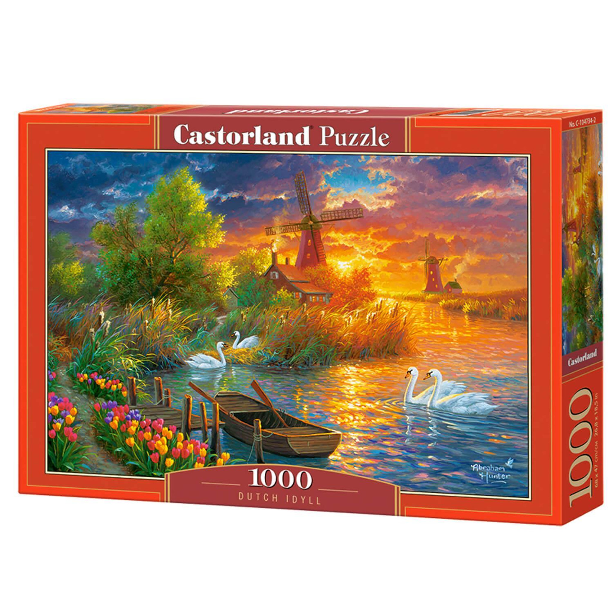 Voir la diapositive 2 : Castorland Puzzle 1000 pièces : Idylle hollandaise