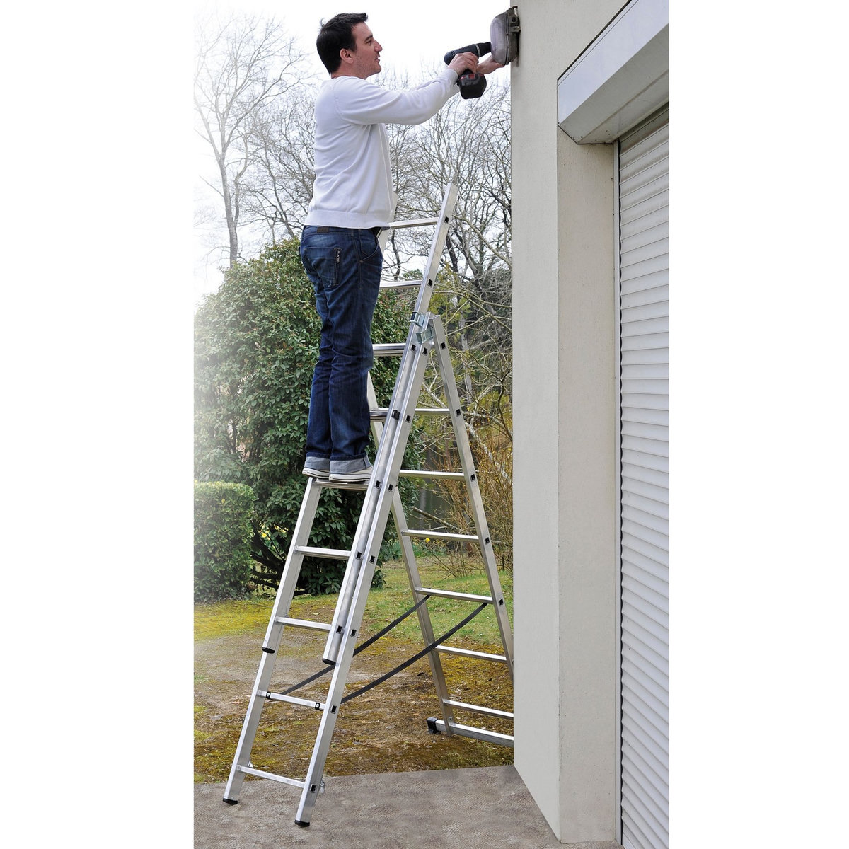 CENTAURE Echelle transformable 3 plans CLT3 2m60/5m40